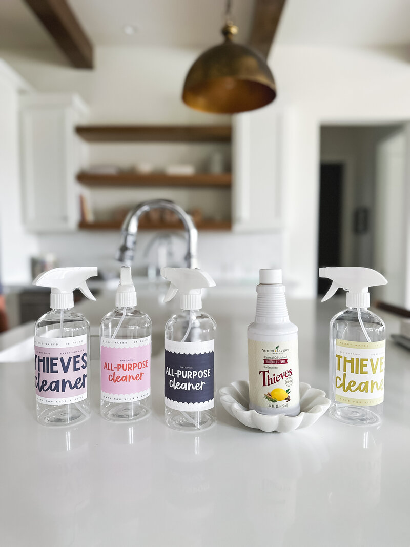Thieves cleaner labels